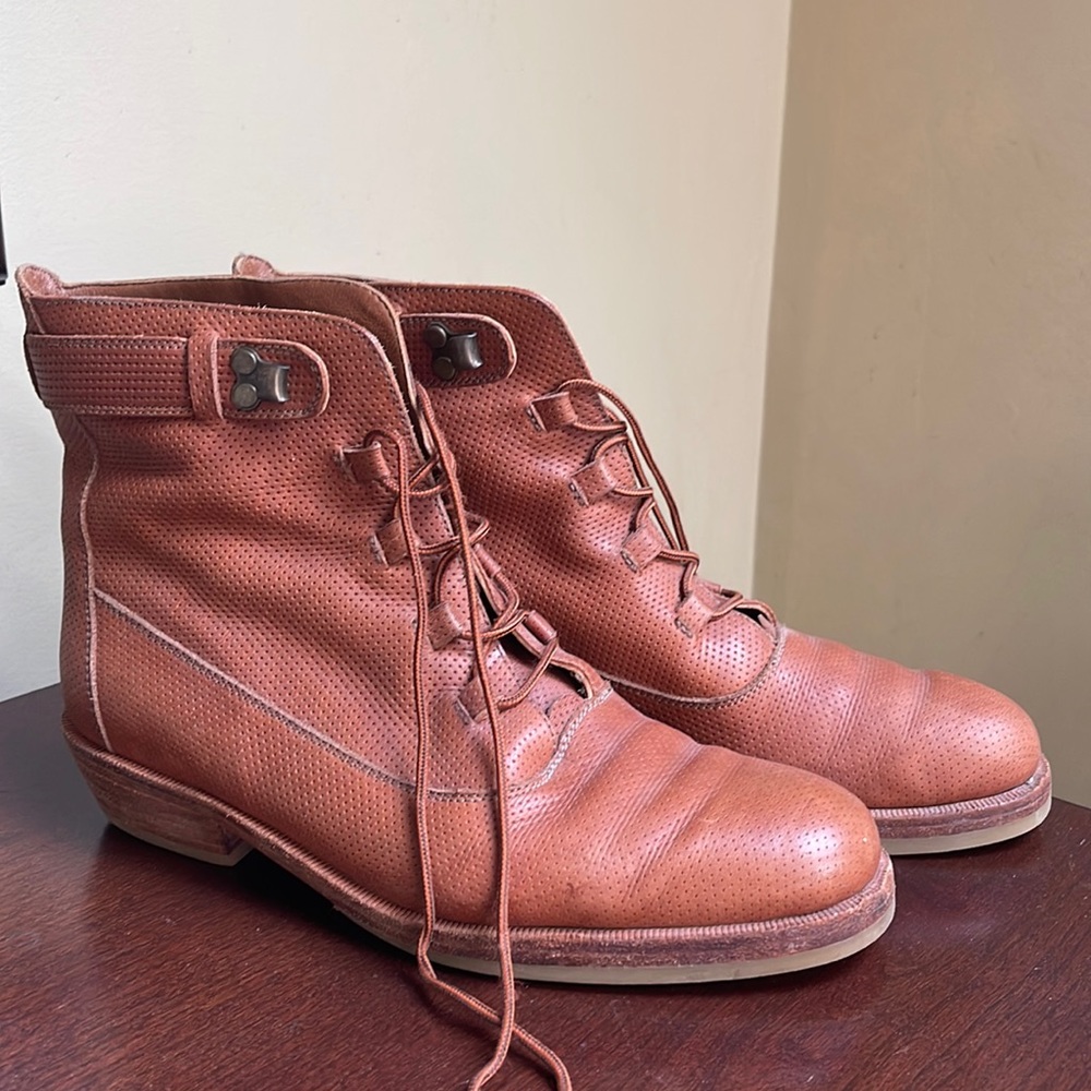 RACHEL COMEY Leather Boots SAMPLE